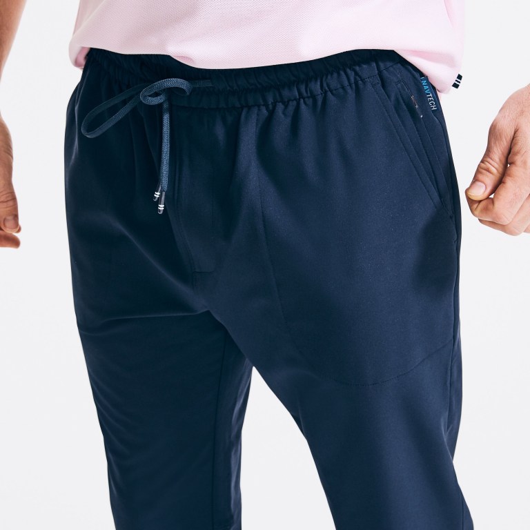 Men's Nautica Navtech Performance Jogger Pants Navy | YK5eRTOQ