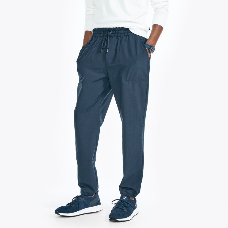 Men\'s Nautica Navtech Performance Jogger Pants Navy | YK5eRTOQ