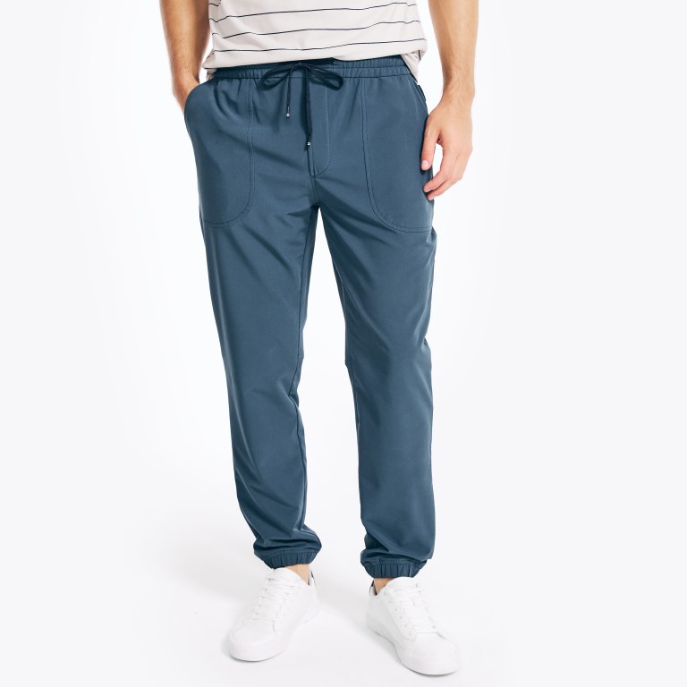 Men's Nautica Navtech Performance Jogger Sweatpants Turquoise | zHTB40t8