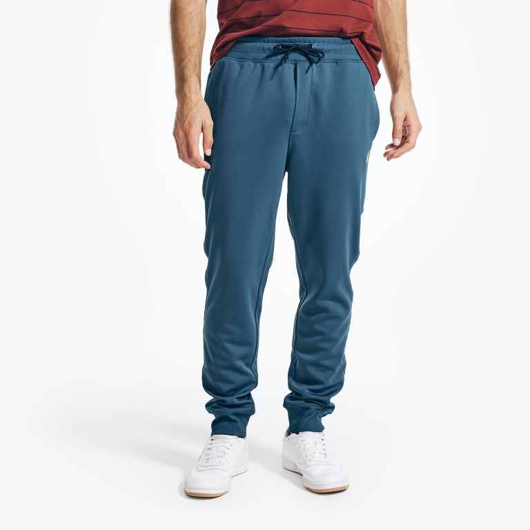 Men's Nautica Navtech Sustainably Crafted Performance Pants Blue | 18qMrvEI