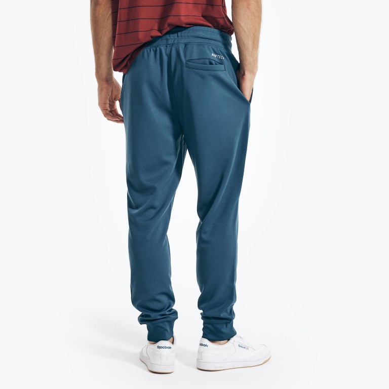 Men's Nautica Navtech Sustainably Crafted Performance Pants Blue | 18qMrvEI