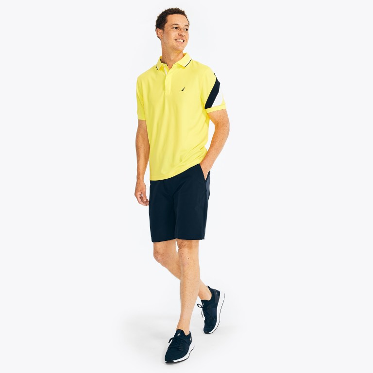 Men's Nautica Navtech Sustainably Crafted Classic Fit Polo Shirts Dark Spruce | mFuun79X