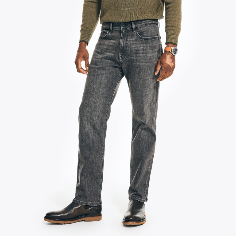 Men's Nautica Original Relaxed Stretch Denim Jeans Grey | Rx2WbLr8