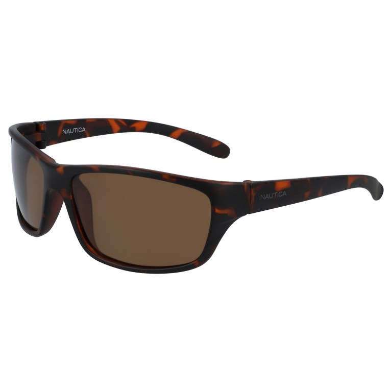 Men\'s Nautica Oversized With Tortoise Frame Sunglasses Multicolor | dtG5UEKW