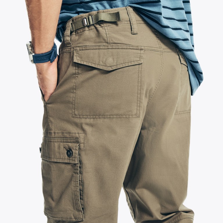 Men's Nautica Slim Fit Cargo Jogger Pants Olive | JBD9wEyC