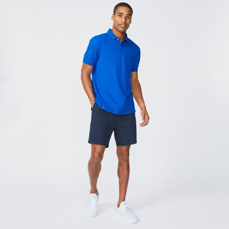 Men's Nautica Slim Fit Deck Polo Shirts Cyclone | 8F9HAk9P