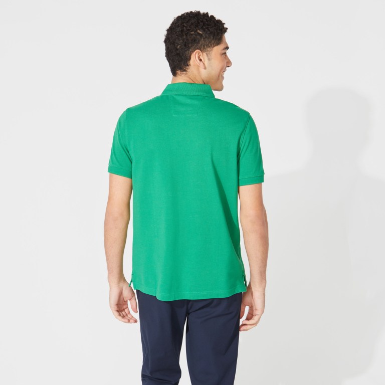 Men's Nautica Slim Fit Deck Polo Shirts Evergreen | hGkmGDvg