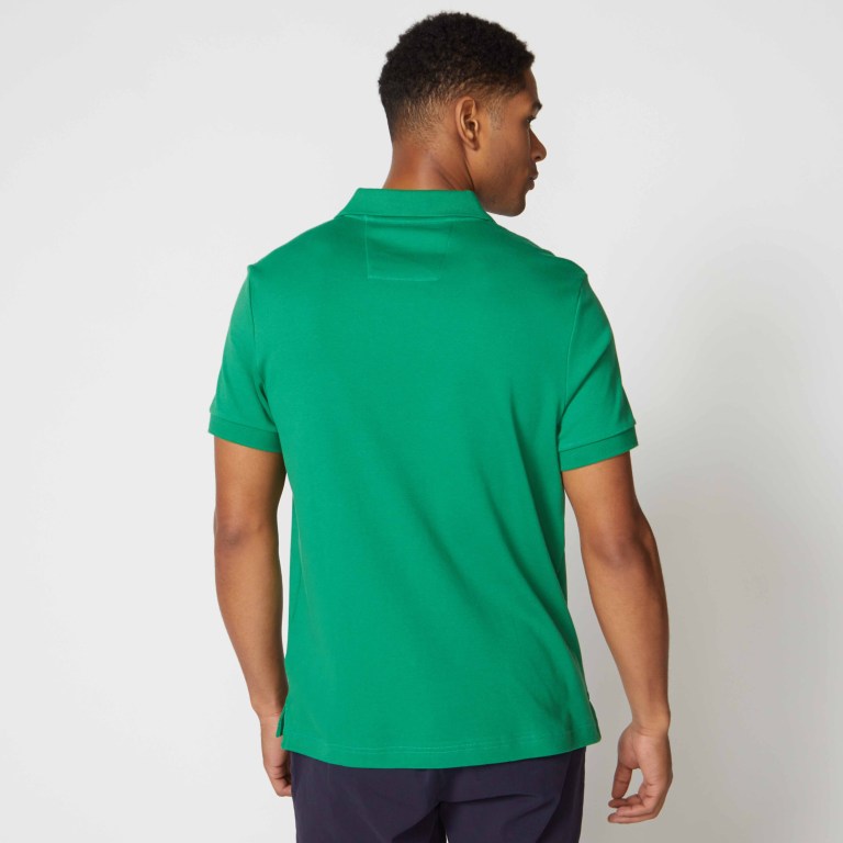 Men's Nautica Slim Fit Interlock Polo Shirts Green | WPgDBoFN