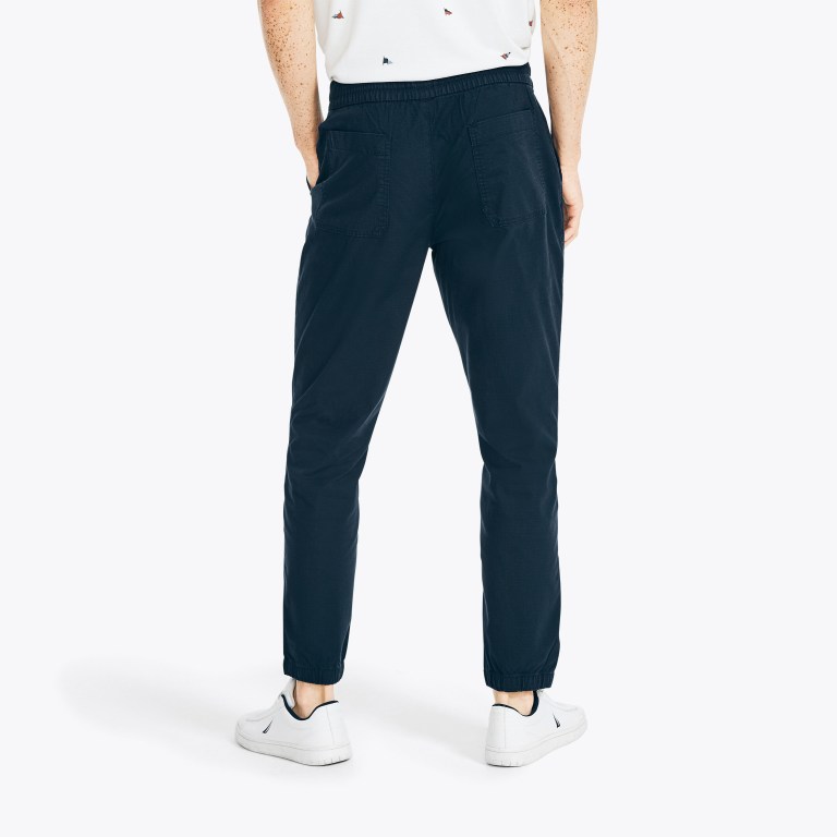 Men's Nautica Slim Fit Rips Jogger Pants Navy | SduZJIsX