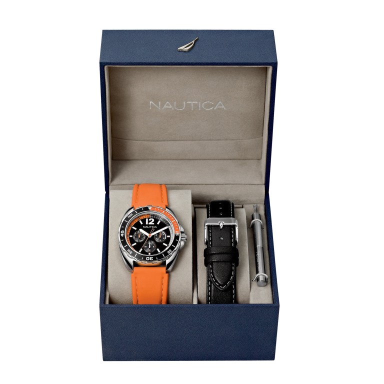 Men\'s Nautica Sport Ring Box Set - Orange Watches Multicolor | sgHWcYE2