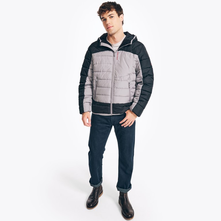 Men's Nautica Sustainably Crafted Tempasphere Jackets Grey | w8LfN340