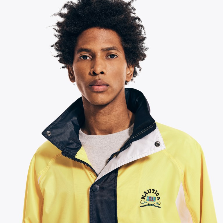 Men's Nautica Urban Necessities X Nautica Colorblock Jackets Light Yellow | MKrb62xo