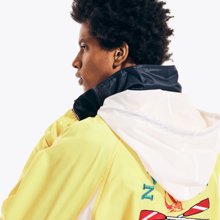 Men's Nautica Urban Necessities X Nautica Colorblock Jackets Light Yellow | MKrb62xo