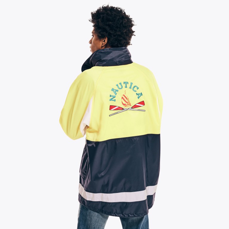 Men's Nautica Urban Necessities X Nautica Colorblock Jackets Light Yellow | MKrb62xo