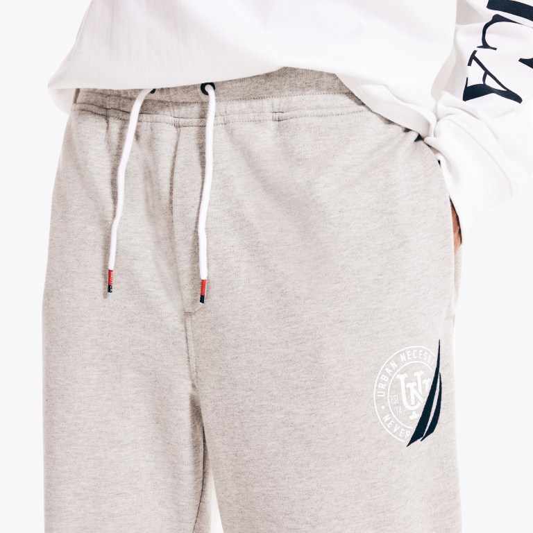 Men's Nautica Urban Necessities X Nautica Logo Jogger Sweatpants Grey | j0Qi8MyR