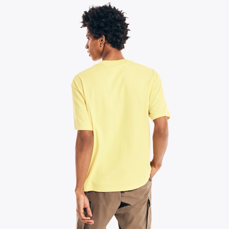 Men's Nautica Urban Necessities X Nautica Graphic T Shirts Light Yellow | qz1d3IzU