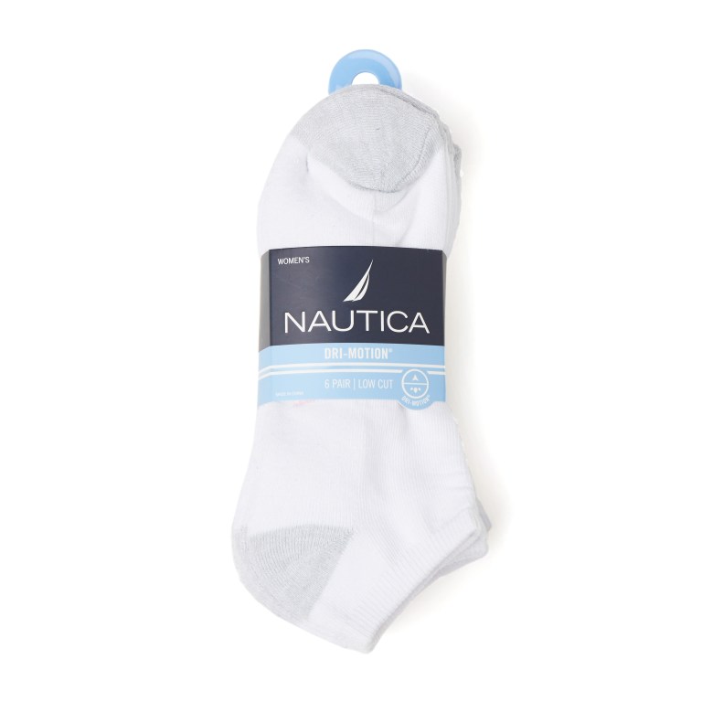 Women's Nautica Athletic Low Cut , 6-pack Socks Multicolor | Rw7RdA1L