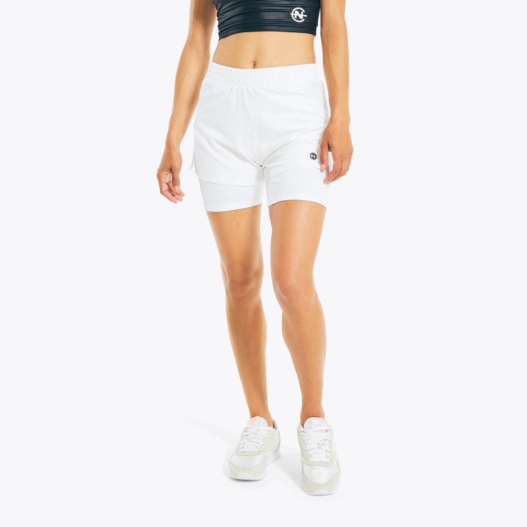 Women's Nautica Competition Lined Running Tracksuits White | 6HpWSzKS