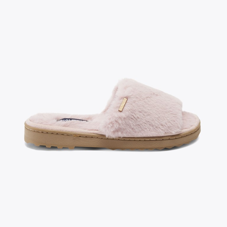 Women's Nautica Faux-fur Slippers Grey Purple | w5KBLYDU