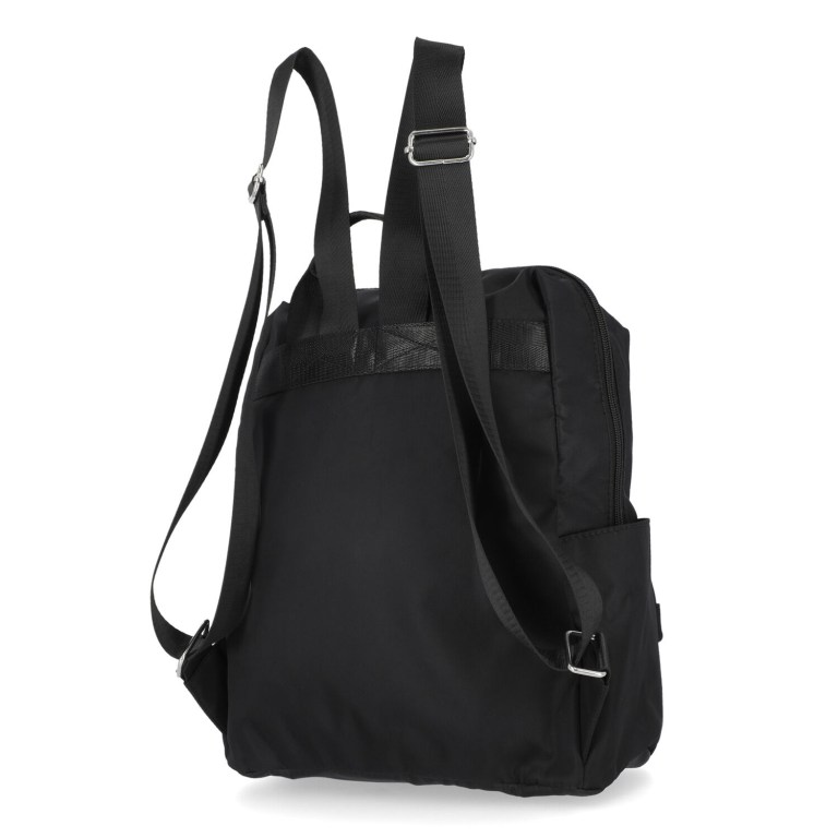 Women's Nautica Nylon Logo Backpack Handbag Black | 6qtxOhm3