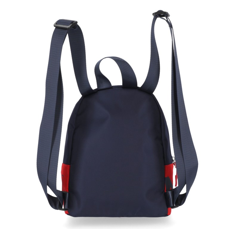 Women's Nautica Nylon Logo Backpack Handbag Navy | swDSklXg