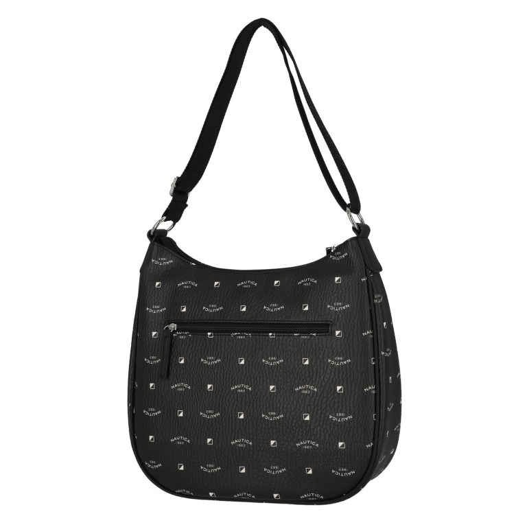 Women's Nautica Signal Lights Shoulder Handbag Black | ZVQe5YAA