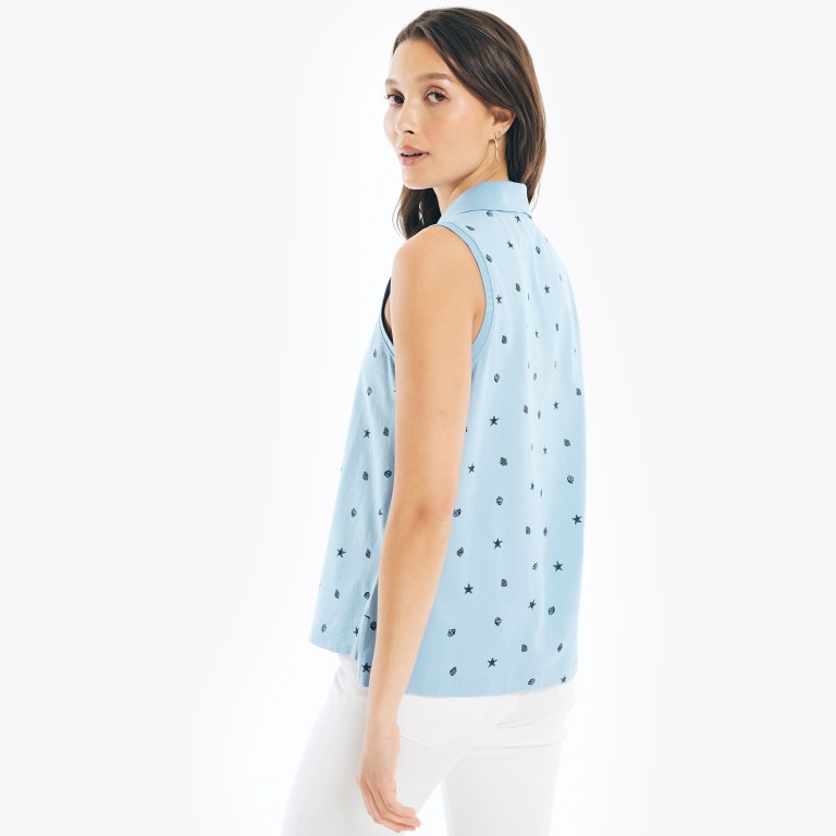 Women's Nautica Sleeveless Tops Blue | suAJQhY1