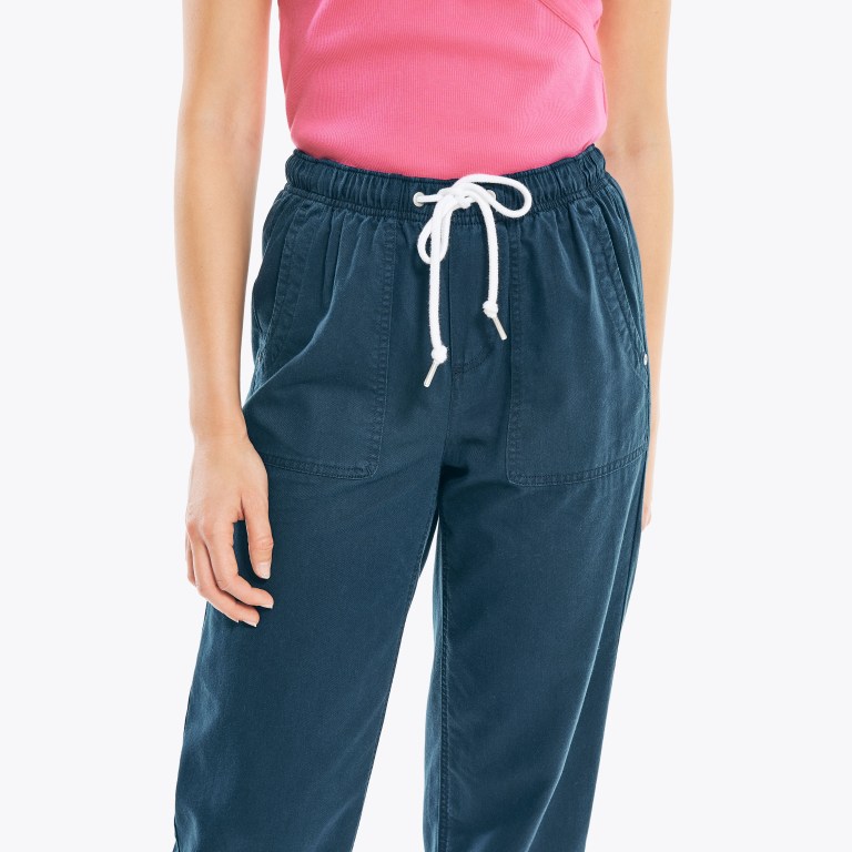 Women's Nautica Sustainably Crafted Pull-on Pants Blue | FvYLHLXh