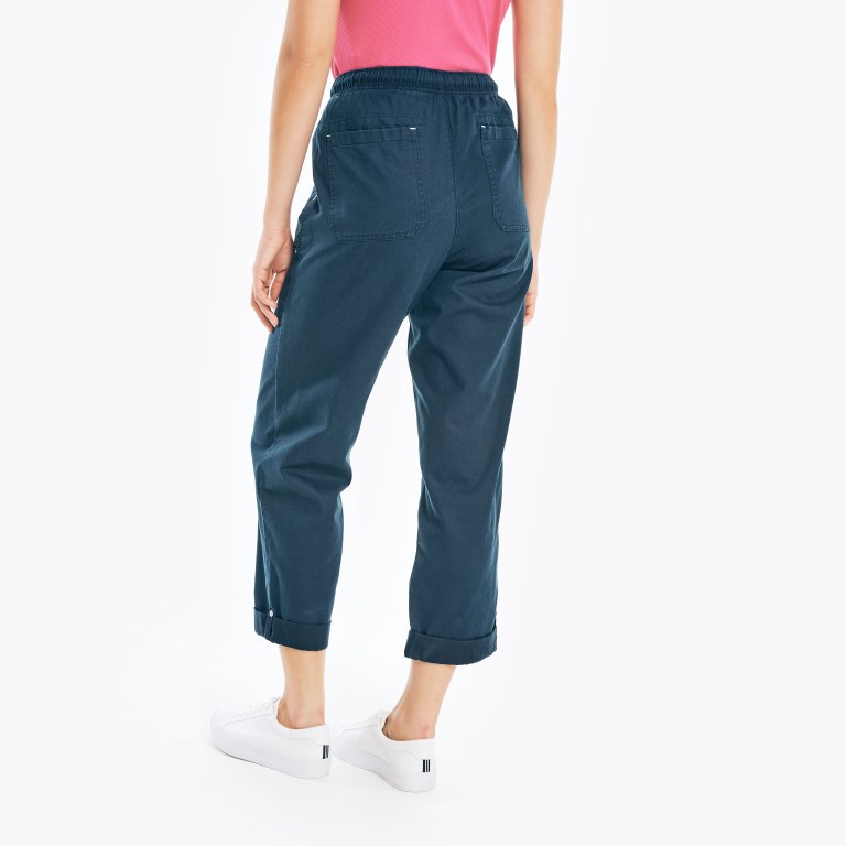 Women's Nautica Sustainably Crafted Pull-on Pants Blue | FvYLHLXh