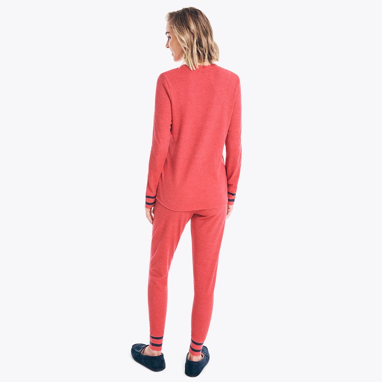 Women's Nautica Thermal Set Base Layer Rose | EQelwzBV