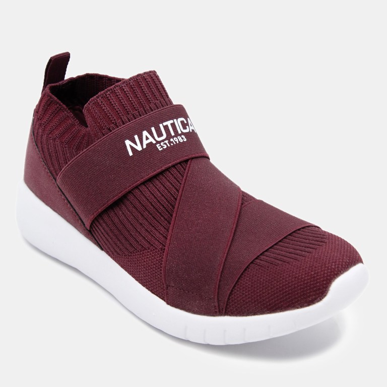 Women\'s Nautica Vivien Knit Sneakers Red | VfKIZcNk