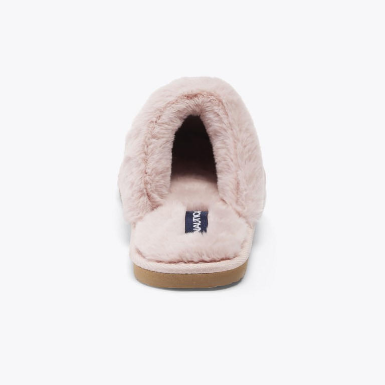 Women's Nautica Wool Knit Slippers Purple | 0cAHe9zu