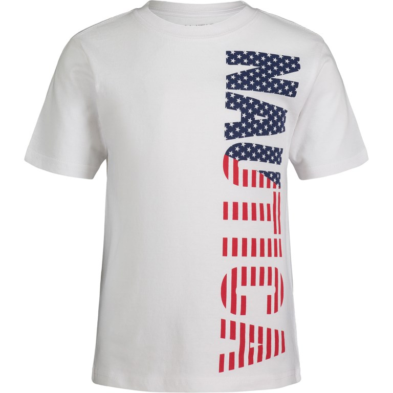 Boys' Nautica Americana Graphic (8-20) T Shirts White Wash | IeEqEkMV