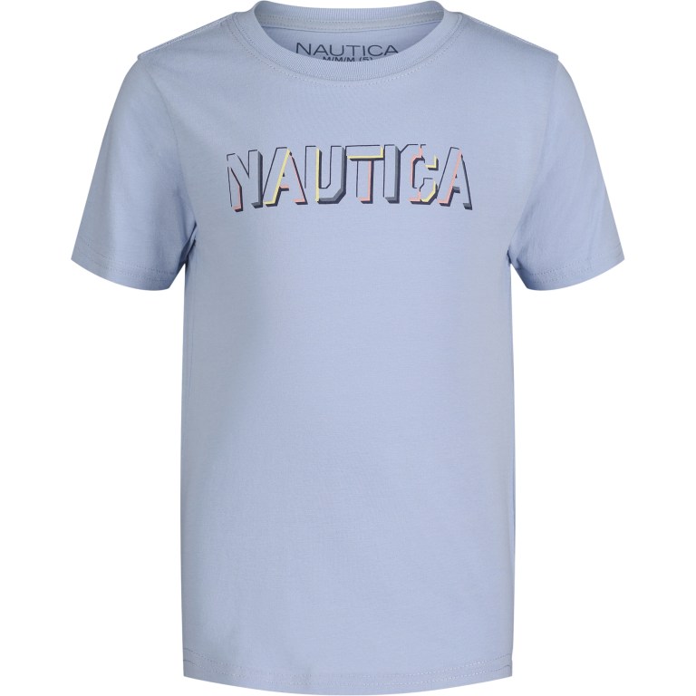 Boys' Nautica Little Graphic (4-7) T Shirts AZURE Blue | r5HjcHOb