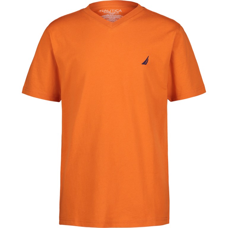 Boys' Nautica Little V-neck (4-7) T Shirts Orange | kqAwpQ6Z