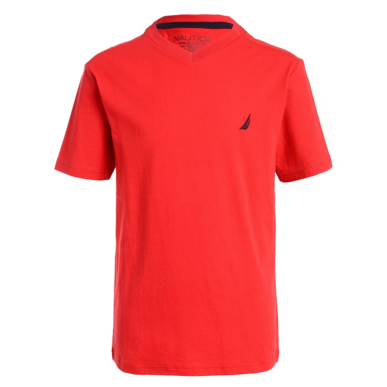 Boys' Nautica V-neck (8-20) T Shirts Red | BJJdl6w9