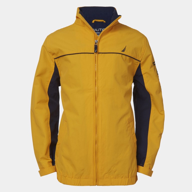 Boys' Nautica Water-resistant Colorblock J-class (8-20) Jackets Yellow | CfSNo9qQ