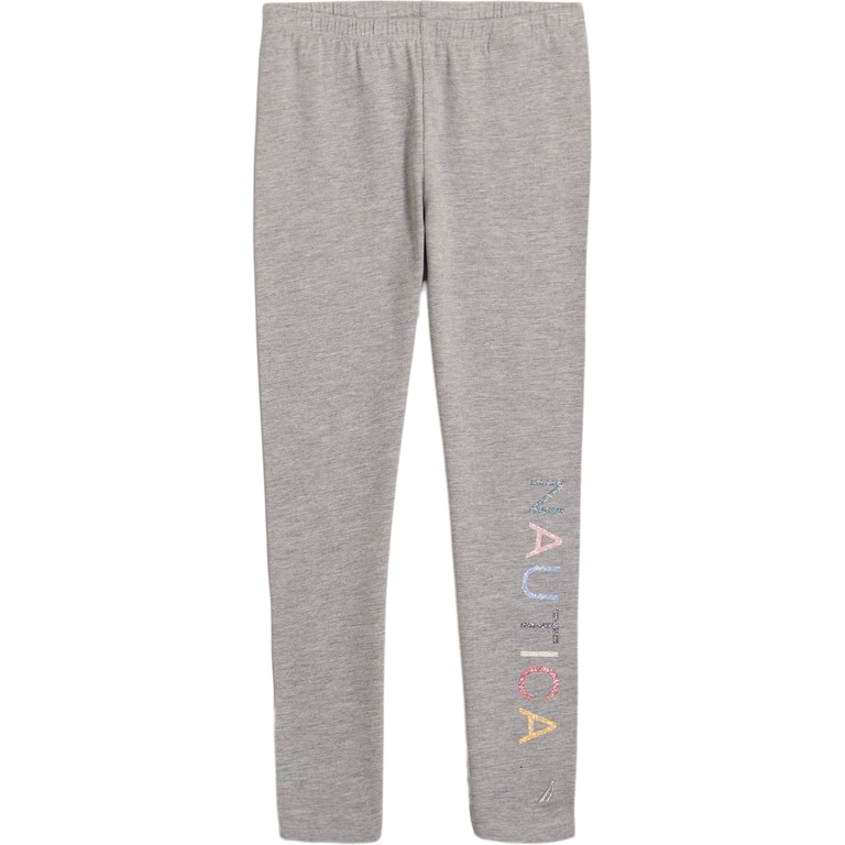 Girls' Nautica Glitter Logo (8-16) Leggings Grey | ncMPZ32v