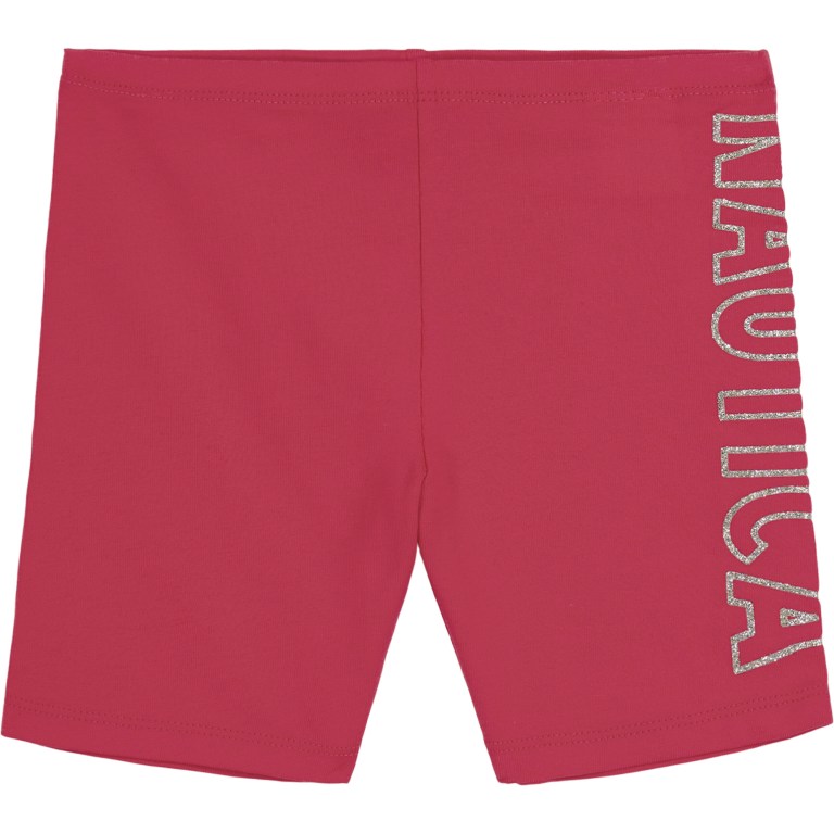 Girls' Nautica Little Heart Shell Bike (4-7) Shorts Red | 659hNUZT