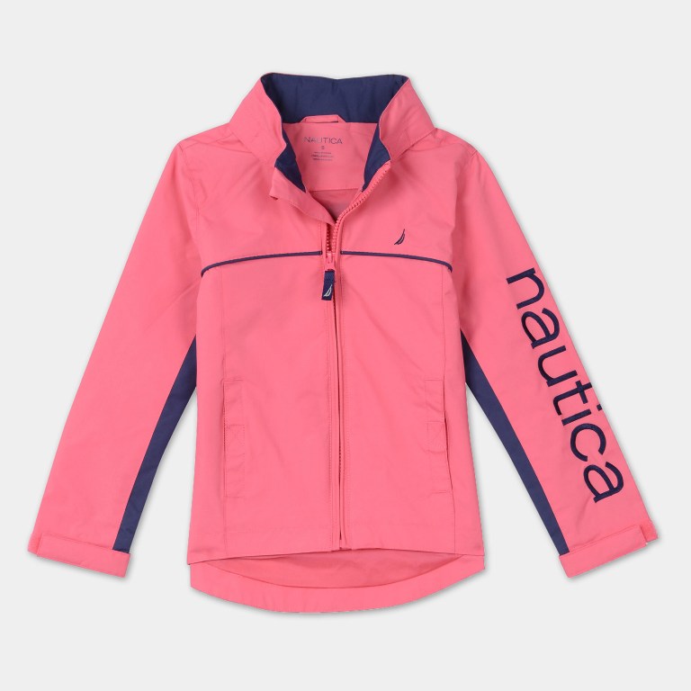 Girls' Nautica Little Water-resistant J-class (4-7) Jackets Multicolor Pink | 73uK9f38