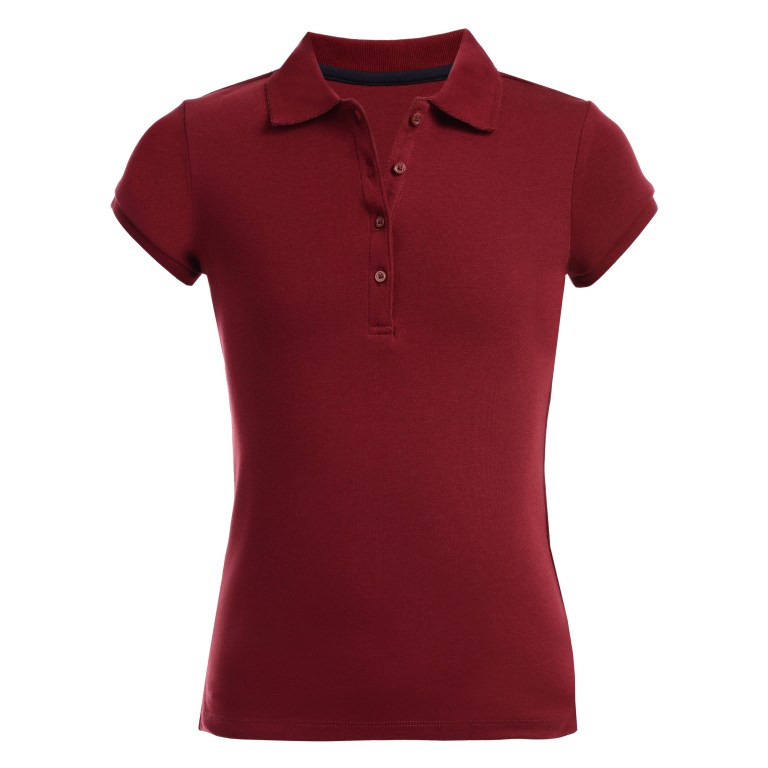 Girls' Nautica Sleeve (7-16) Polo Shirts Red | AJyoRCBh