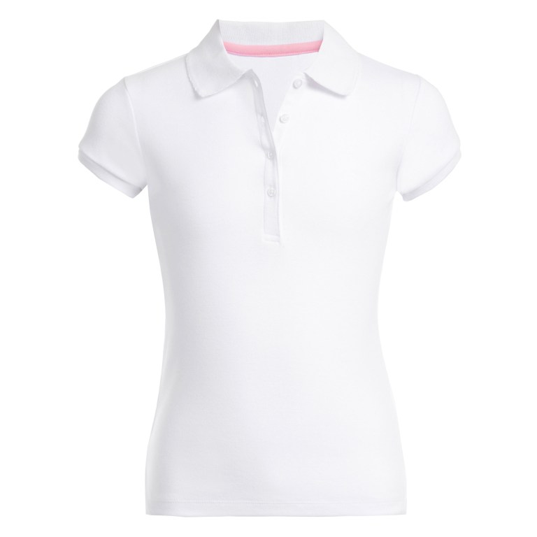 Girls' Nautica Sleeve (7-16) Polo Shirts White Wash | NfSZZN6B