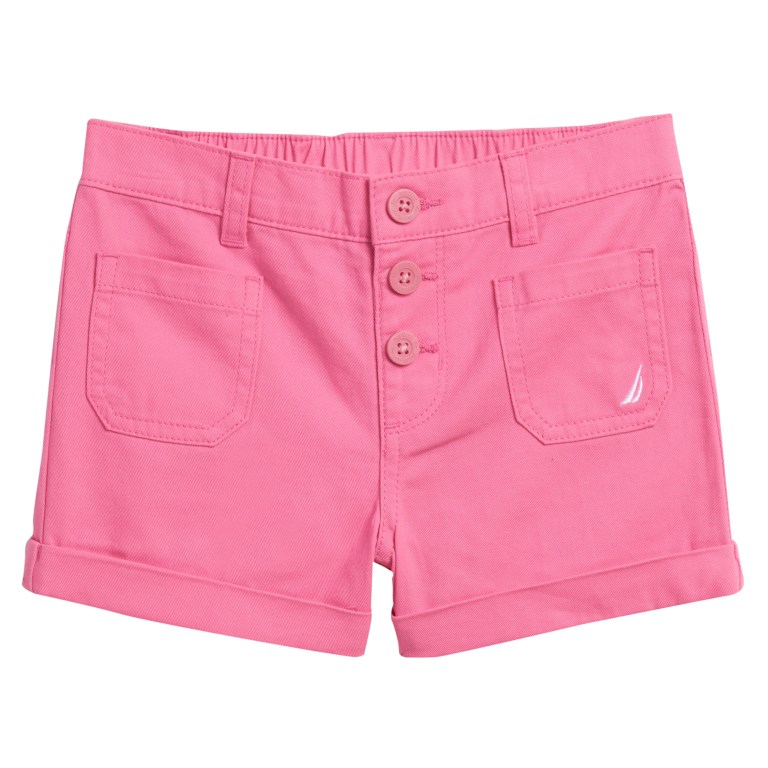 Girls' Nautica Toddler Cuffed Pull-on (2t-4t) Shorts Red | d6uzxnFq