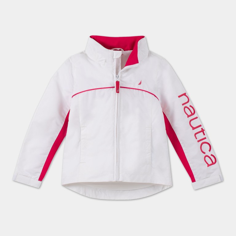 Girls' Nautica Toddler J-class (2t-4t) Jackets White | EA5AZlAd