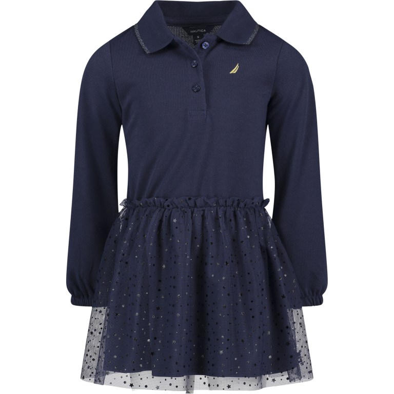 Girls' Nautica Tulle Skirt (8-16) Dress Navy | PhJAG3HU