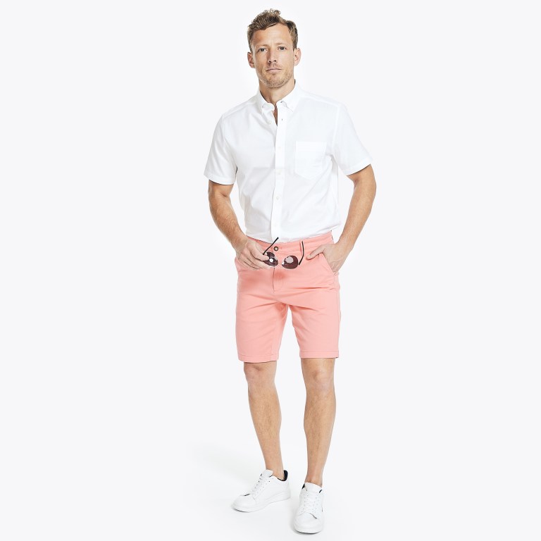 Men's Nautica 10" Stretch Shorts Coral | XJzPr8zy