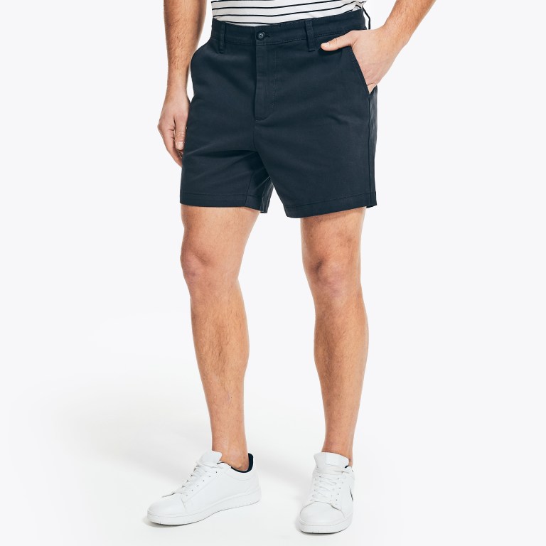 Men's Nautica 6" Stretch Shorts Navy | I8D0dvl0