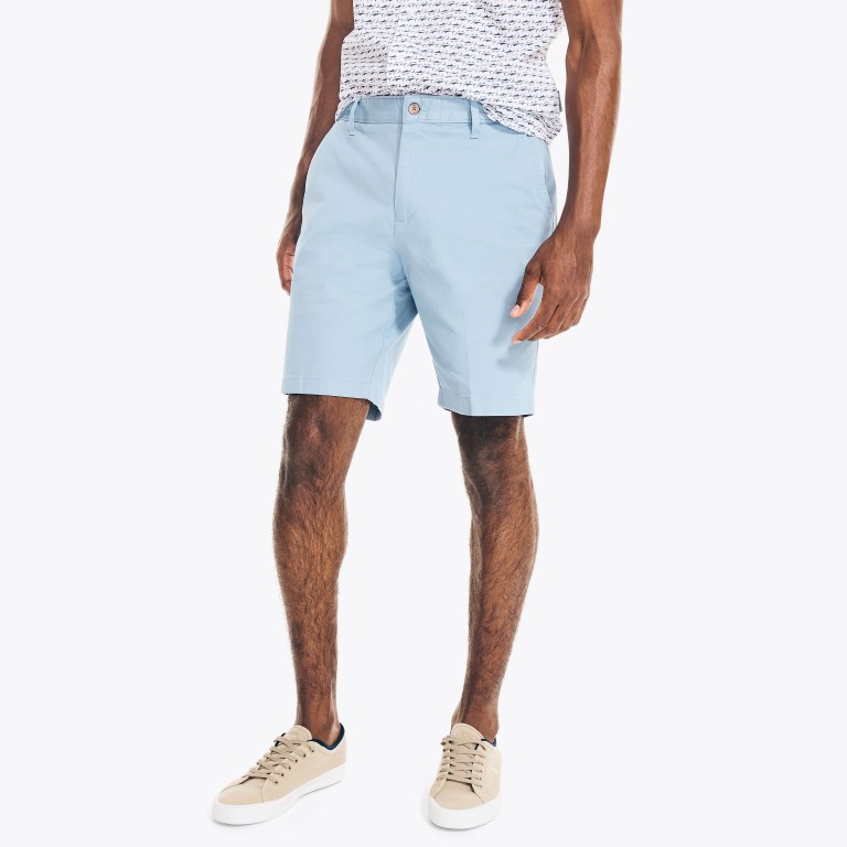 Men's Nautica 8.5" Deck Shorts Blue | GABLkrjL