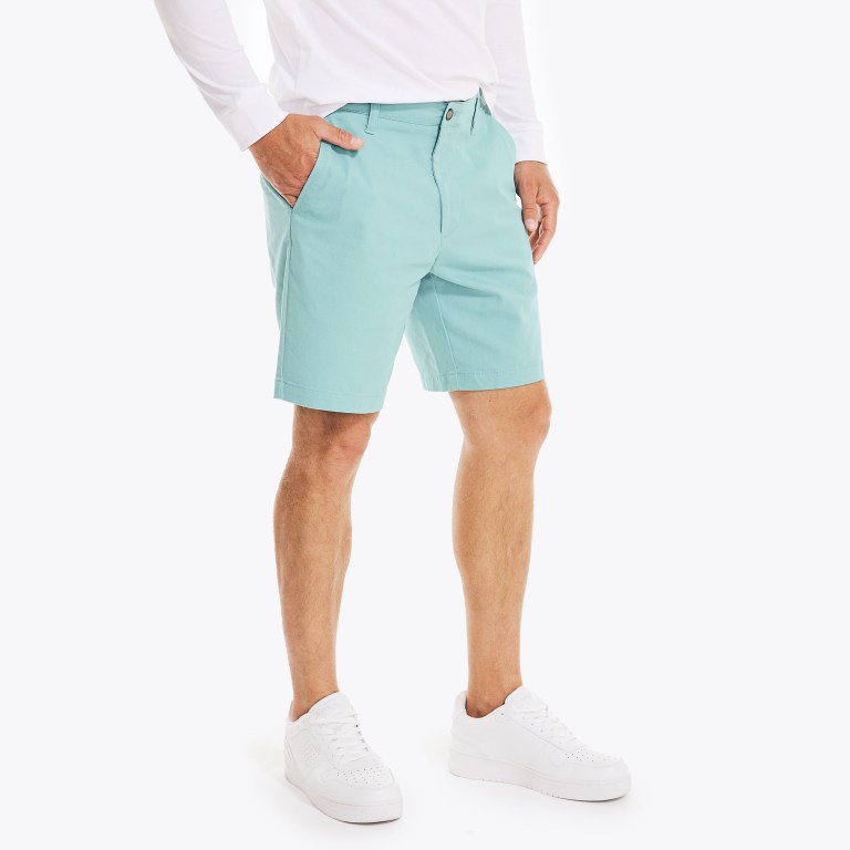 Men's Nautica 8.5" Deck Shorts Blue | jXHoe9Na