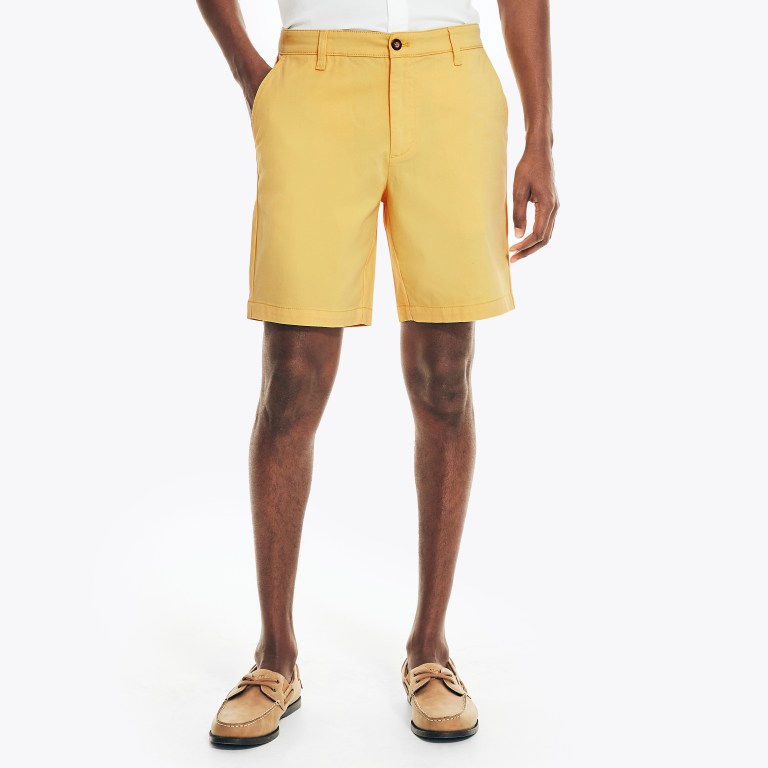 Men's Nautica 8.5" Stretch Shorts Light Yellow | TxAMpM2T